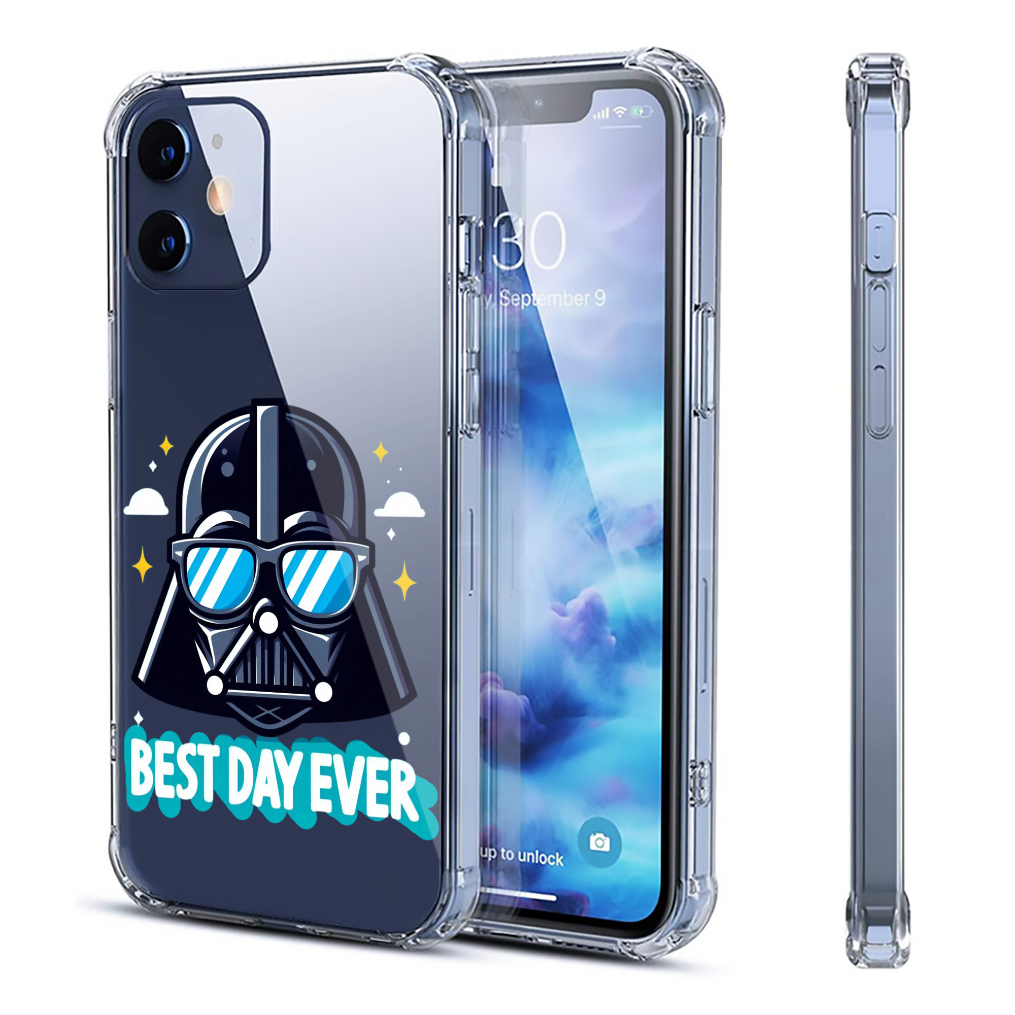 （画像用） スター・ウォーズ Star Wars 【iPhone 12シリーズ対応】透明スマホケース（クリアソフトケース）